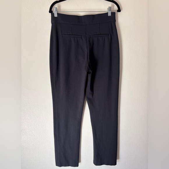 SPANX Ponte Slim Straight Navy Blue Pull-On Compression Smoothing  Pants - Picture 4 of 11